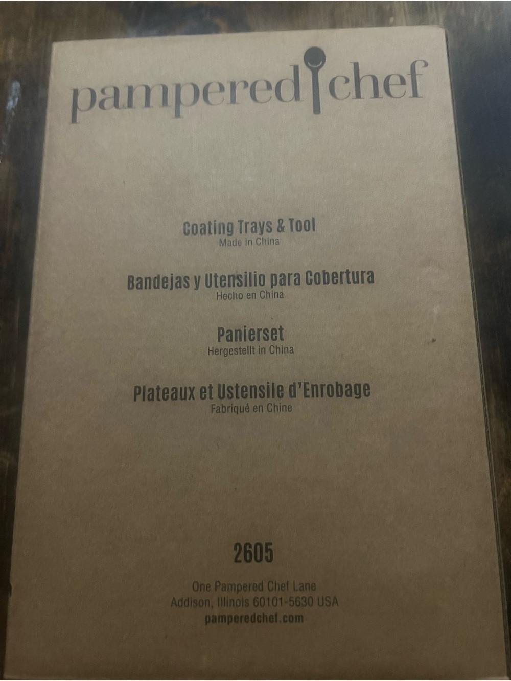 Pampered Chef Coating Trays and Tool #2605 - New In Box